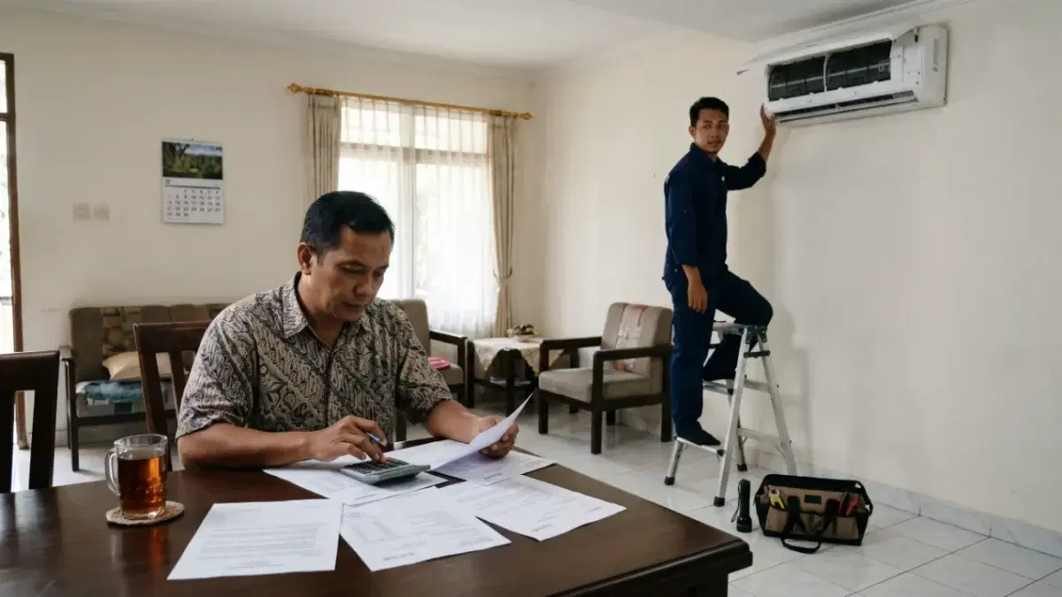 service AC atau ganti baru